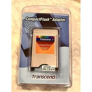 Transcend CompactFlash Adapter TS0MCF2PC - New Sealed